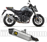 Tubo De Escape Con Homologación Acústica Veloce Aluminio Carbono - Arrow Special Parts Compatible Con Honda Cb 750 Hornet (2023-2024)