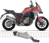 Tubo De Escape Con Homologación Acústica Veloce Titanio Fondo Carby - Arrow Special Parts Compatible Con Ducati Multistrada V4 - S (2025-2026)