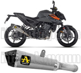 Tubo De Escape Con Homologación Acústica X-Kone Titanio Carbono - Arrow Special Parts Compatible Con Ktm 990 Duke (2024-2026)