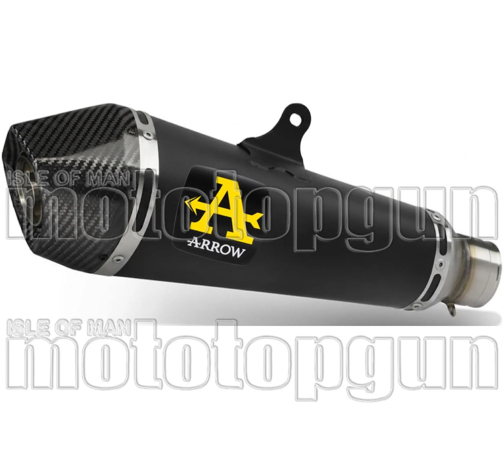 Tubo De Escape Con Homologación Acústica X-Kone Nichrom Negro Fondo Carby - Arrow Special Parts Compatible Con Ktm 990 Rc R (2026)