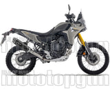 Tubo De Escape Con Homologación Acústica Indy-Race Evo Aluminio Negro Fondo Carby - Arrow Special Parts Compatible Con Yamaha Ténéré 700 (2025-2026)