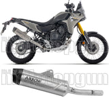 Tubo De Escape Con Homologación Acústica Indy-Race Evo Aluminio Fondo Carby - Arrow Special Parts Compatible Con Yamaha Ténéré 700 (2025-2026)