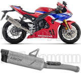 Tubo De Escape Con Homologación Acústica Indy-Race Evo Titanio Fondo Carby - Arrow Special Parts Compatible Con Honda Cbr 1000 Rr - R (2024-2026)