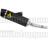 Tubo De Escape Con Homologación Acústica Indy-Race Aluminio Negro Fondo Carby - Arrow Special Parts Compatible Con Yamaha Ténéré 700 (2025-2026)