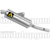 Tubo De Escape Con Homologación Acústica Indy-Race Aluminio Fondo Acero - Arrow Special Parts Compatible Con Yamaha Ténéré 700 (2025-2026)