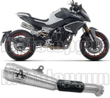 Tubo De Escape Con Homologación Acústica Pro-Race Nichrom - Arrow Special Parts Compatible Con Cfmoto 800 Nk (2023-2025)