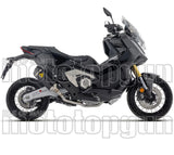Tubo De Escape Con Homologación Acústica Race-Tech Short Aluminio Negro Fondo Carby - Arrow Special Parts Compatible Con Honda X-Adv 750 (2025-2026)