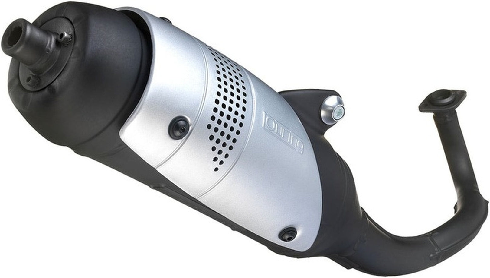 Complete Catalytic Exhaust System With Sound Certification Touring Stainless Steel - Leovince Compatible With Kymco Top Boy 50 On/Off (1996-2006)