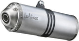Tubo De Escape Con Homologación Acústica Lv-X Aluminio Fondo Acero - Leovince Compatible Con Suzuki Dr 650 Se (1996-2015)