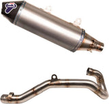 Sistema De Escape Completo Sin Catalizador Y Sin Homologación Acústica Oval Titano Copa Carbono - Termignoni Compatible Con Ktm 450 (2018-2019)