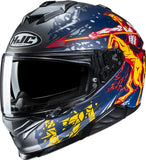 Casco Integral Para Moto Hjc I71 Advanced Polycarbonate Mc1Sf Taurus Talla 07 S