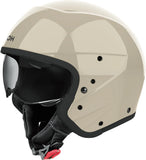 Casco Urban Para Moto Airoh J 110 - J1110 Composite Carbon Moca Gloss Color Talla S