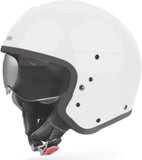 Casco Urban Para Moto Airoh J 110 - J114 Composite Carbon Blanco Gloss Color Talla Xs