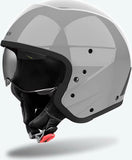 Casco Urban Para Moto Airoh J 110 - J198 Composite Carbon Cemento Gloss Color Talla S