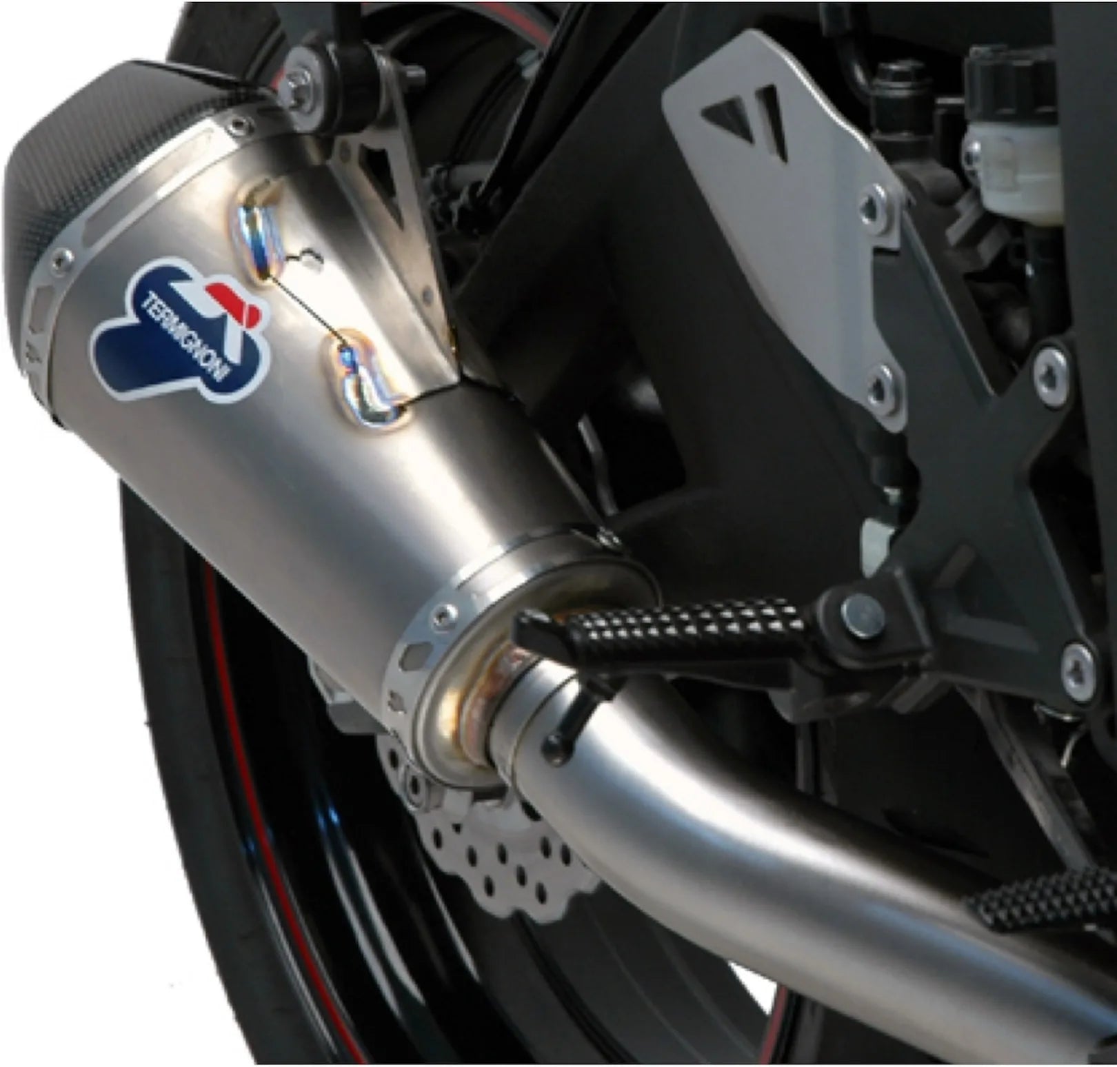 Tubo De Escape Con Homologación Acústica Relevance Titano Copa Carbono - Termignoni Compatible Con Kawasaki Zx-10R (2010-2012)
