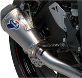 Exhaust Tip With Noise Certification Relevance Titanium Carbon Cap - Termignoni Compatible With Kawasaki Zx-10R (2010-2012)
