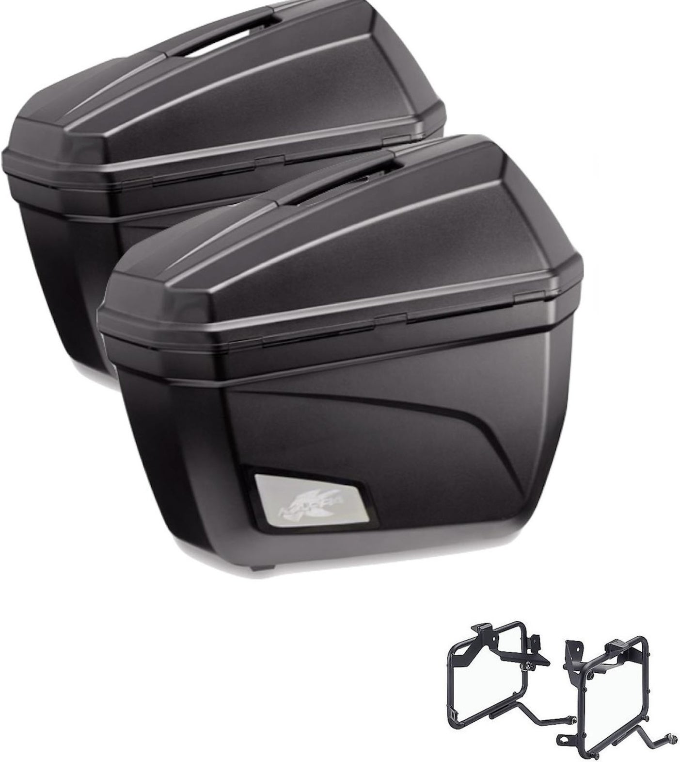 Side Cases K22N + Side Cases Holder - Kappa Moto Compatible With Triumph Bonneville T100 (2017-2022)