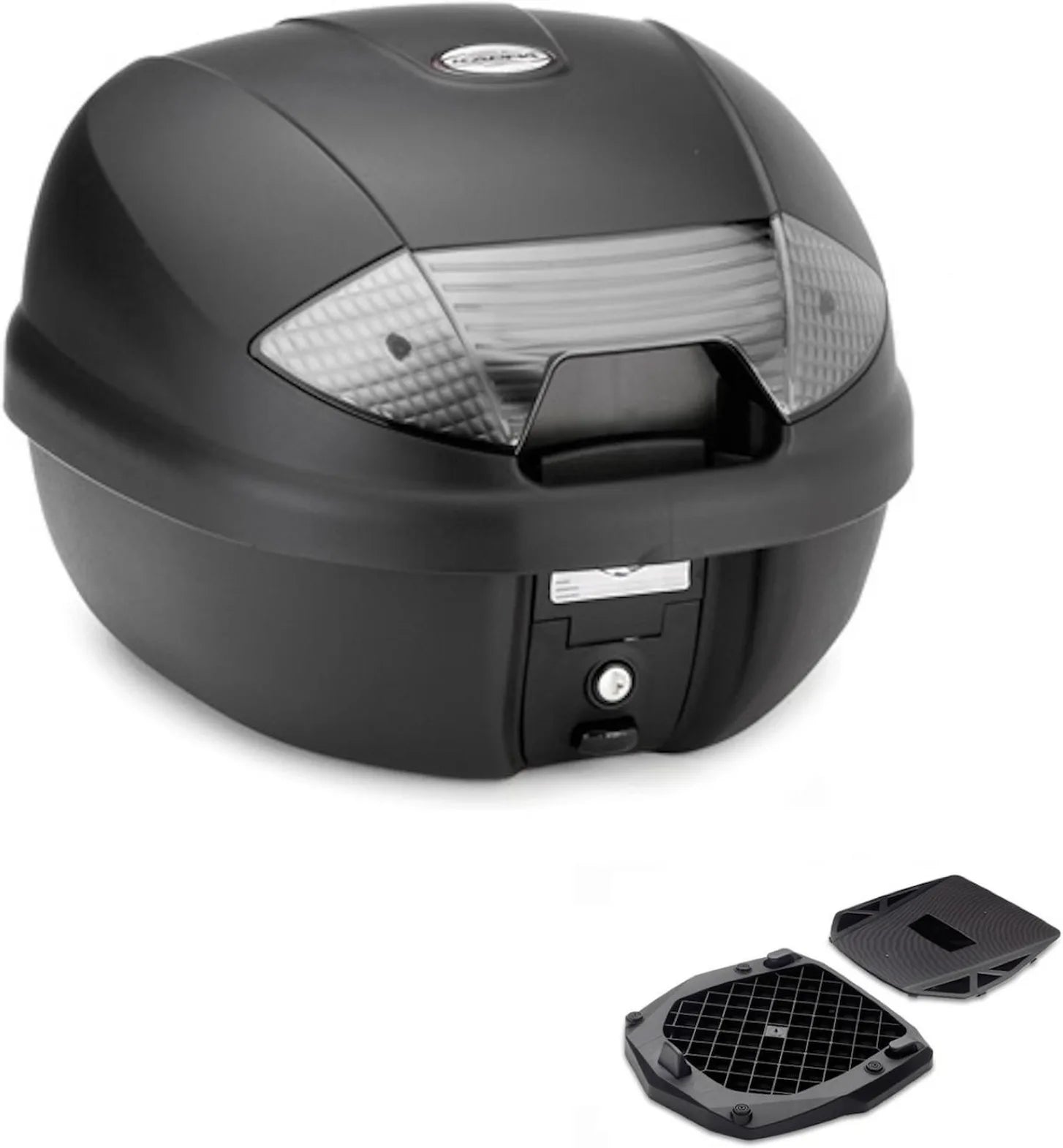 Maleta K30Nt + Adaptador - Kappa Moto Compatible Con Askoll Ngs1 Ngs2 Ngs3 (2020-2023)