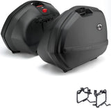 Side Cases K33N + Side Cases Holder - Kappa Moto Compatible With Kawasaki Z 650 (2017-2019)