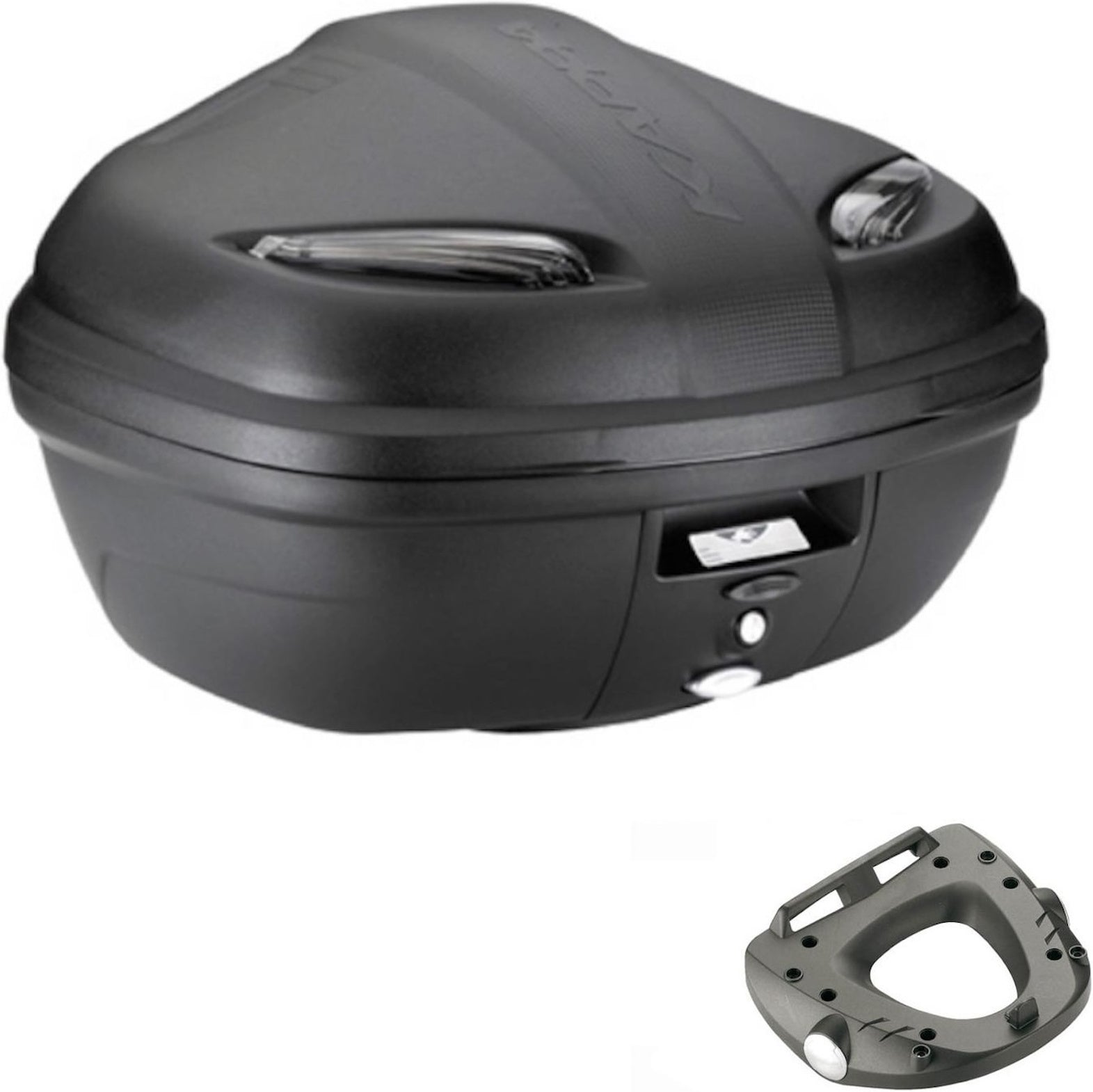 Top Case K47Nt + Rear Rack Manta - Kappa Moto Compatible With Aprilia Shiver 900 Abs (2010-2020)