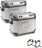 Side Cases Kfr48Apack2 + Side Cases Holder K'Force - Kappa Moto Compatible With Ktm 1190 Adventure (2013-2016)