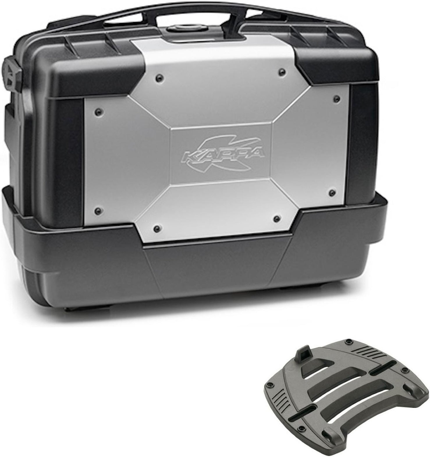 Top Case Kgr33 + Rear Rack Garda - Kappa Moto Compatible With Kawasaki Zr 7 750 S (1999-2004)