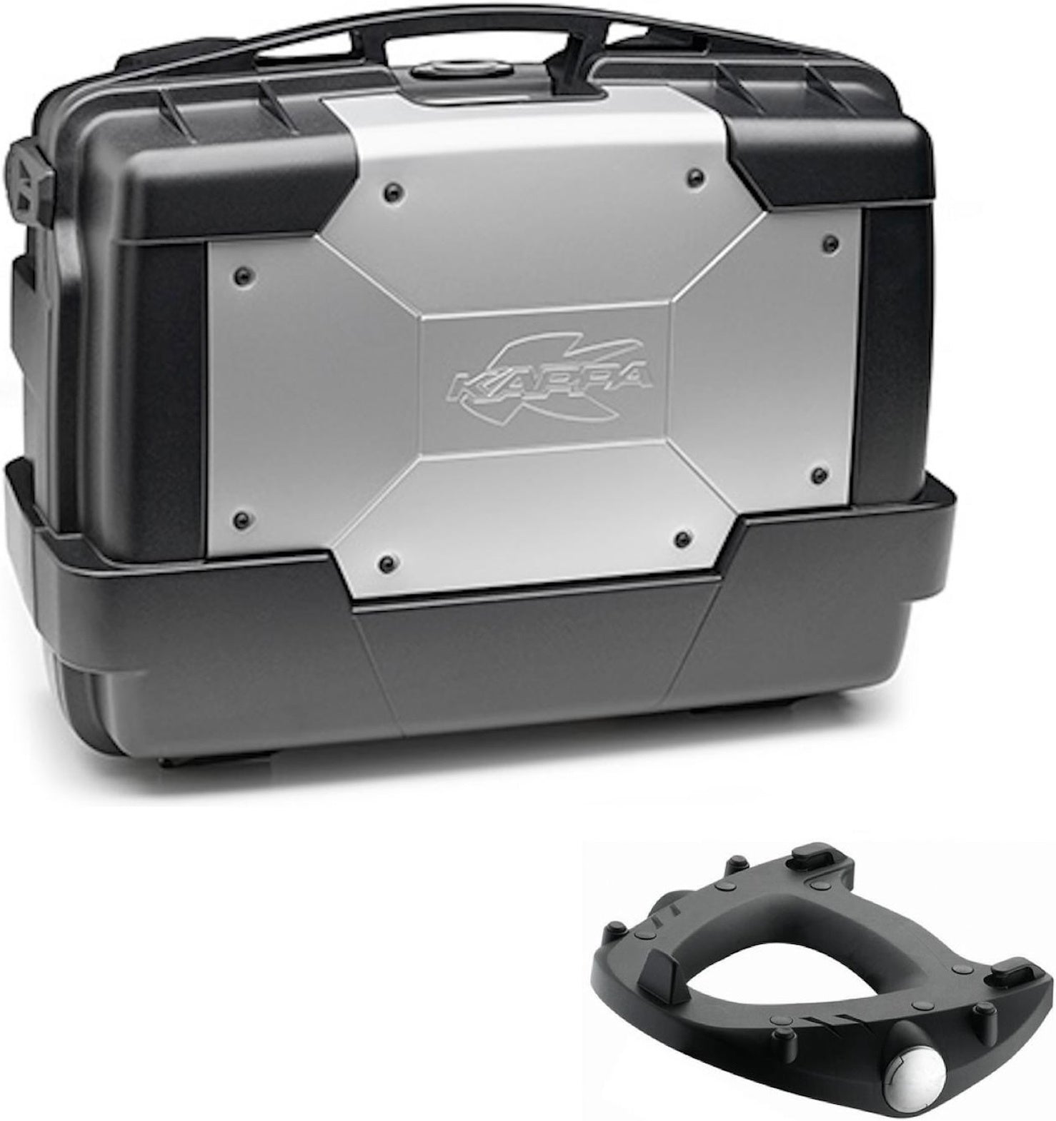 Top Case Kgr33 + Rear Rack Garda - Kappa Moto Compatible With Kawasaki Er-6 N (2012-2016)
