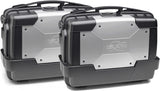Side-Cases Kgr33Pack2 Garda 33 Lt + Side-Case Holder Monokey - Kappa Moto Compatible With Honda Cb 500 X (2019-2023)