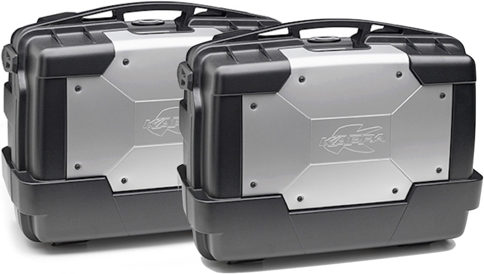 Side-Cases Kgr33 + Rapid Release Side-Case Holder - Kappa Moto Compatible With Triumph Tiger 800 Xc - Xr (2011-2017)