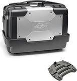Maleta Kgr46 + Adaptador Garda - Kappa Moto Compatible Con Kawasaki Zr 7 750 S (1999-2004)