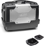 Top Case Kgr46 + Rear Rack Garda - Kappa Moto Compatible With Moto Guzzi V7 Iii Stone (2017-2020)