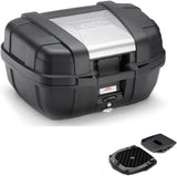 Maleta Kgr52 Garda 52 Lt + Portaequipaje Monokey - Kappa Moto Compatible Con Honda Silver Wing 600 - Abs (2001-2009)