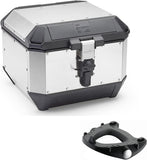 Top Case Kms44A + Rear Rack K'Mission Aluminium - Kappa Moto Compatible With Triumph Trident 660 (2021-2023)