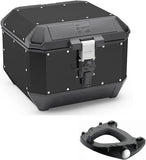 Top Case Kms44B + Rear Rack K'Mission Aluminium - Kappa Moto Compatible With Voge Valico 650 Ds (2021-2023)