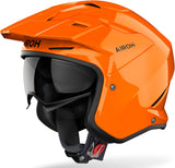 Casco Urban Para Moto Airoh Kombakt - Ko32 Thermoplastic Hrt Naranja Gloss Color Talla Xxl