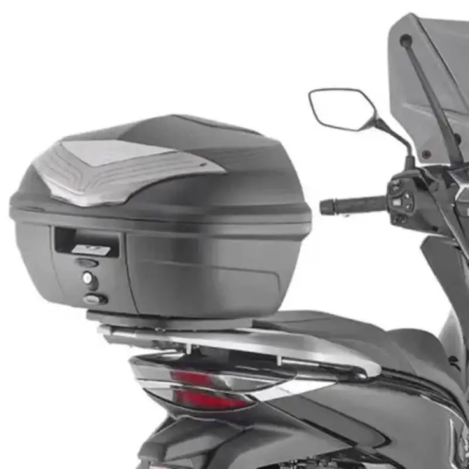 Rear Rack Monolock - Kappa Moto Compatible With Mbk Skyliner 125 - 150 Cat (2001-2013)