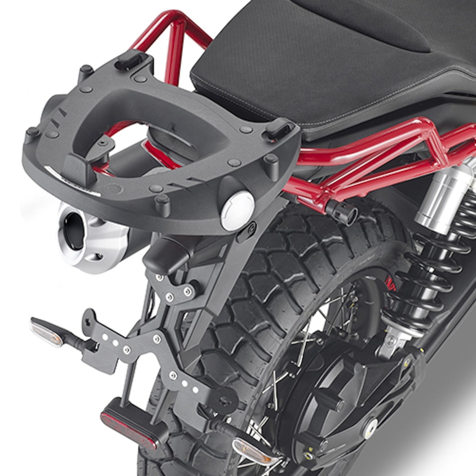 Rear Rack Monokey - Kappa Moto Compatible With Moto Guzzi V85 Tt (2019-2023)