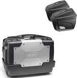 Top Case Kgr33 + Side-Cases K22N + Holder + Side-Case Holder - Kappa Moto Compatible With Triumph Bonneville T100 (2017-2022)