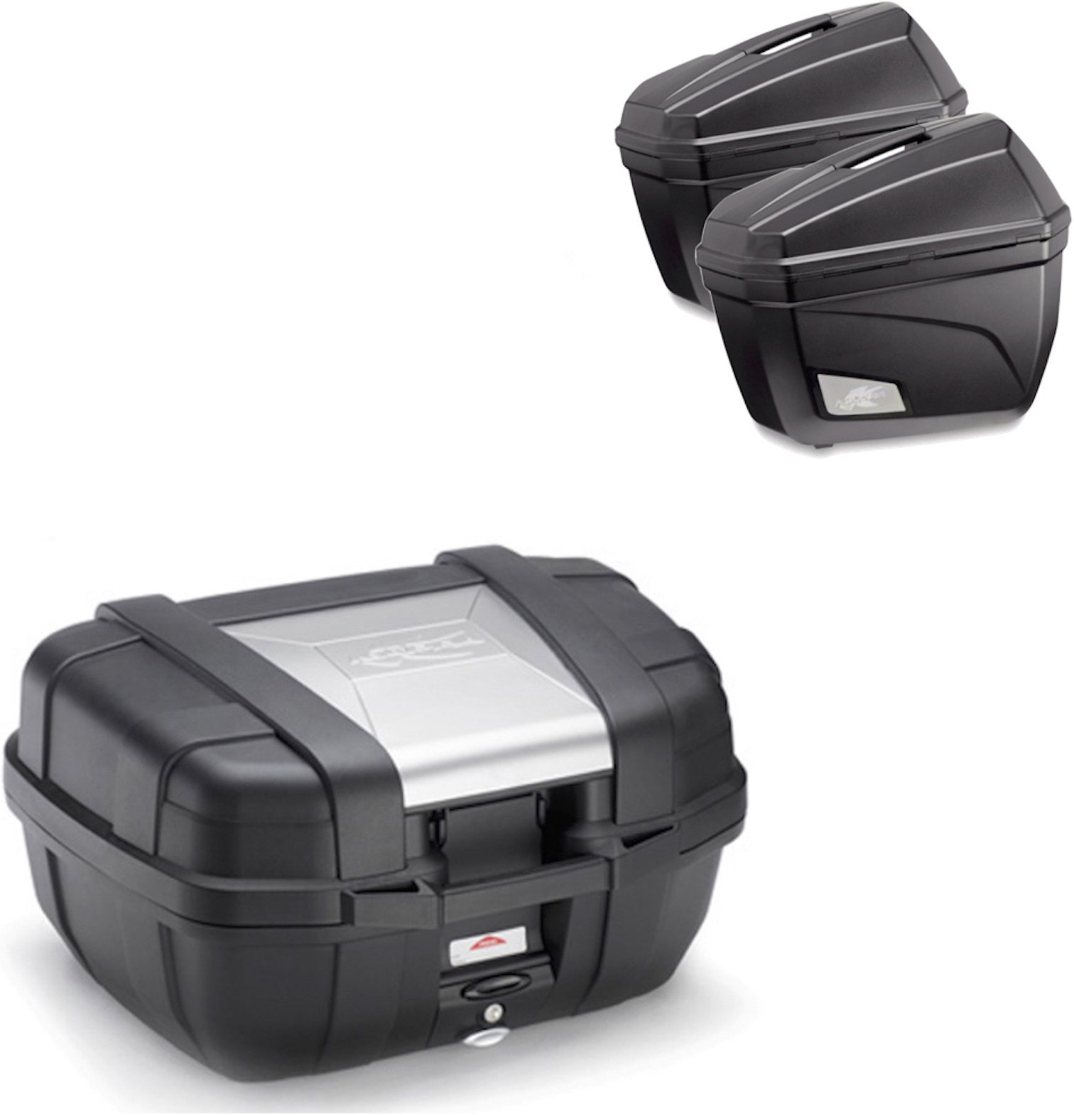 Top Case Kgr52 + Side-Cases K22N + Holder + Side-Case Holder - Kappa Moto Compatible With Triumph Bonneville T100 (2017-2022)