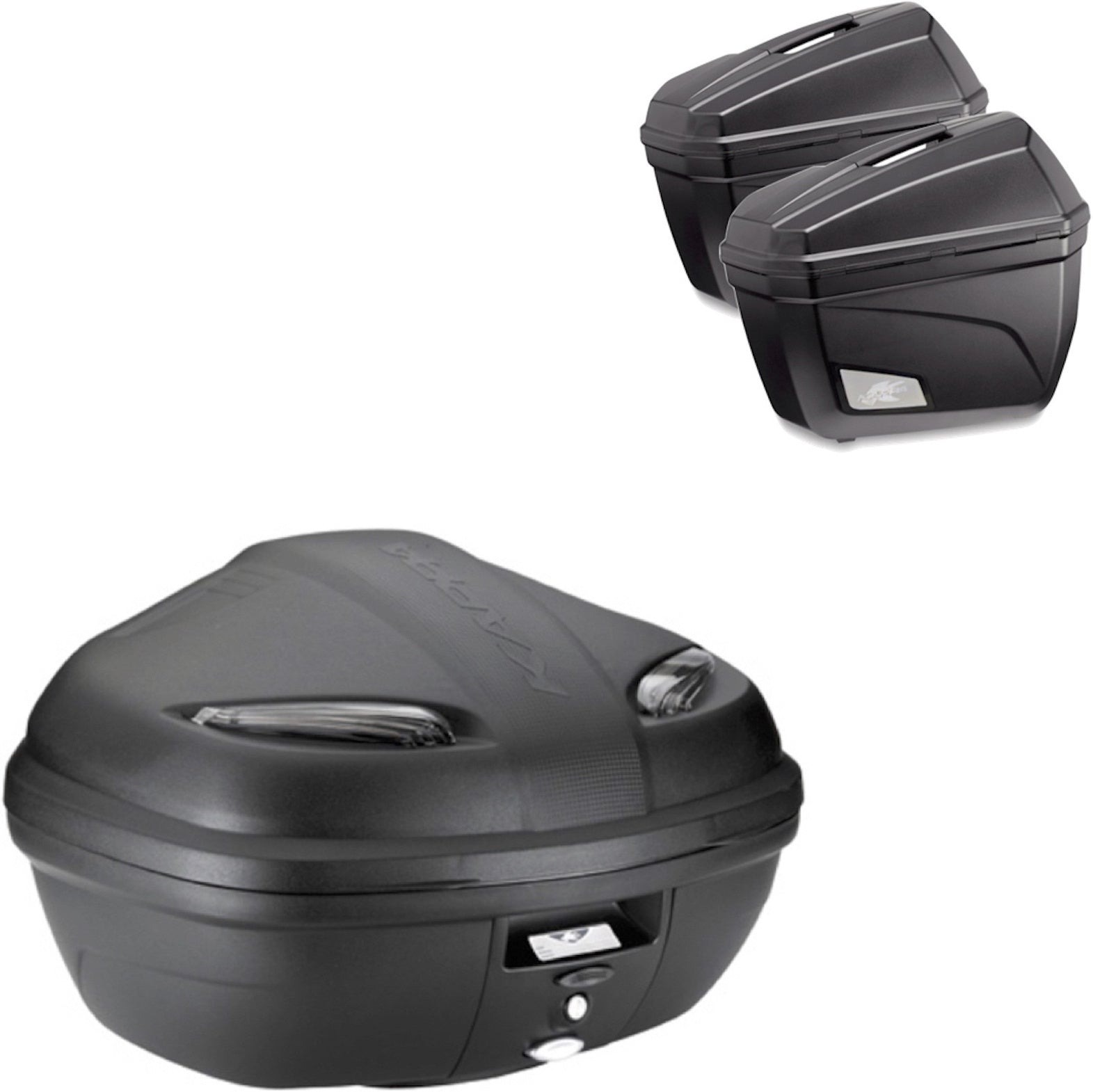 Top Case K47Nt + Side-Cases K22N + Holder + Side-Case Holder - Kappa Moto Compatible With Triumph Bonneville T100 (2017-2022)