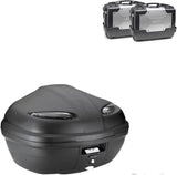 Maleta K47Nt + Maletas Kgr33 + Soporte + Portamaletas - Kappa Moto Compatible Con Triumph Bonneville T100 (2017-2022)