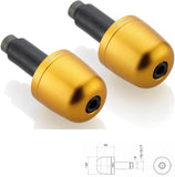 Couple Bar-End Plugs Ma302G - Rizoma Compatible With Ducati Scrambler 800 Café Racer (2017-2019)