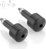 Couple Bar-End Plugs Ma533B - Rizoma Compatible With Yamaha Tracer 900 Abs (2015-2016)