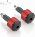 Couple Bar-End Plugs Ma533R - Rizoma Compatible With Yamaha Xv 950 R Abs (2014-2015)