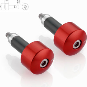 Couple Bar-End Plugs Ma534R - Rizoma Compatible With Mv Agusta Brutale 1090 Rr (2009-2012)