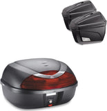 Maleta K42N + Maletas K22N + Soporte + Portamaletas - Kappa Moto Compatible Con Honda Nc 750 S - Dct (2014-2015)