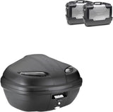 Maleta K47Nt + Maletas Kgr33 + Soporte + Portamaletas - Kappa Moto Compatible Con Honda Nc 700 X (2012-2013)