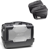 Maleta Kgr33 + Maletas K22N + Soporte + Portamaletas Rapida - Kappa Moto Compatible Con Yamaha Tracer 900 - Gt (2018-2020)