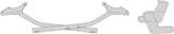 Rear-Rack Monolock - Kappa Moto Compatible With Kawasaki Z 400 (2019-2022)