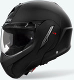 Casco Modular Para Moto Airoh Mathisse Ii - Mth211 Thermoplastic Hrt Negro Mate Color Talla L